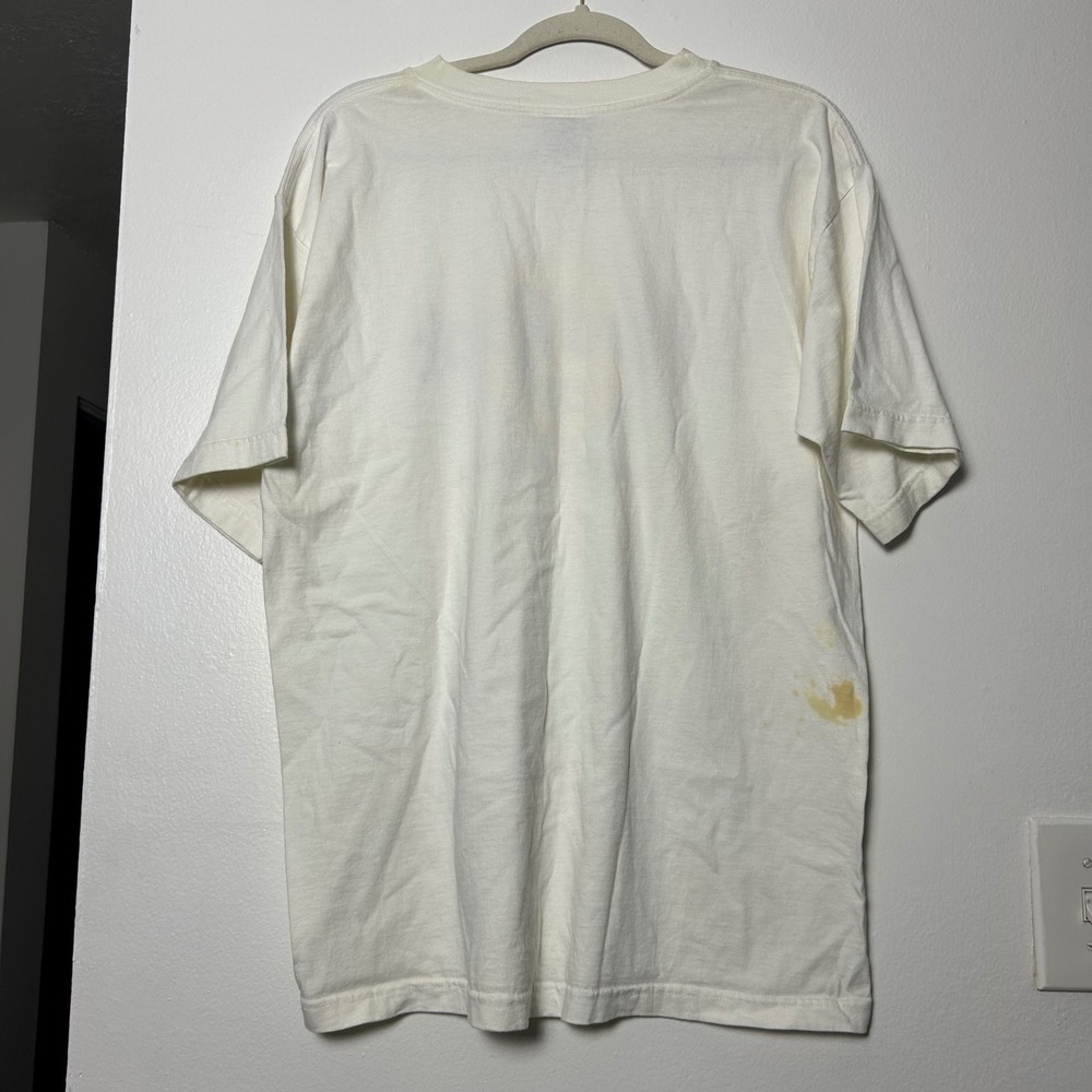 Vintage 90s Hard Rock Cafe Puerto Vallarta T‎ Shirt Mens White Graphic - Picture 6 of 6
